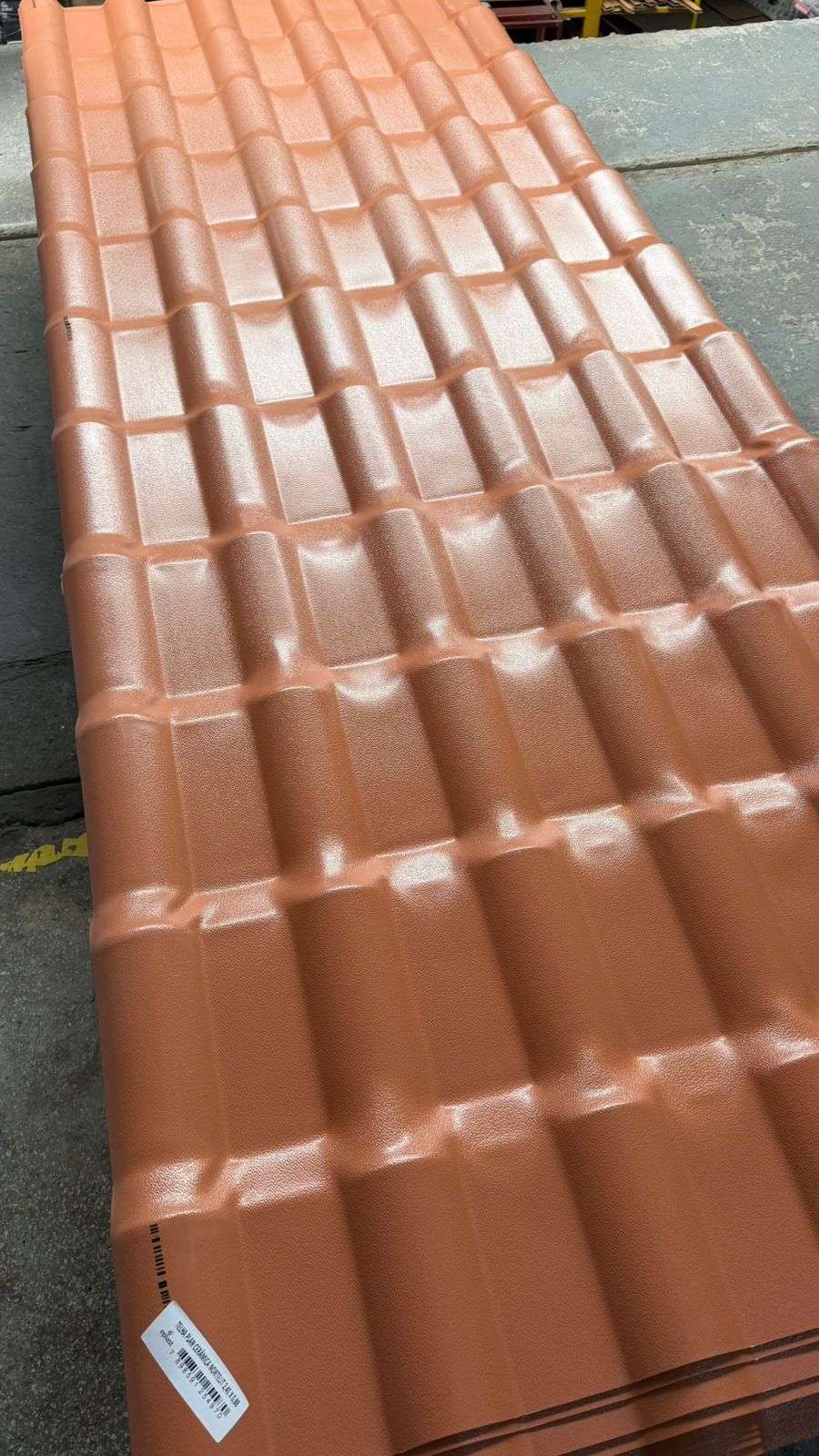 Telha de PVC tipo PLAN Comercial PVC